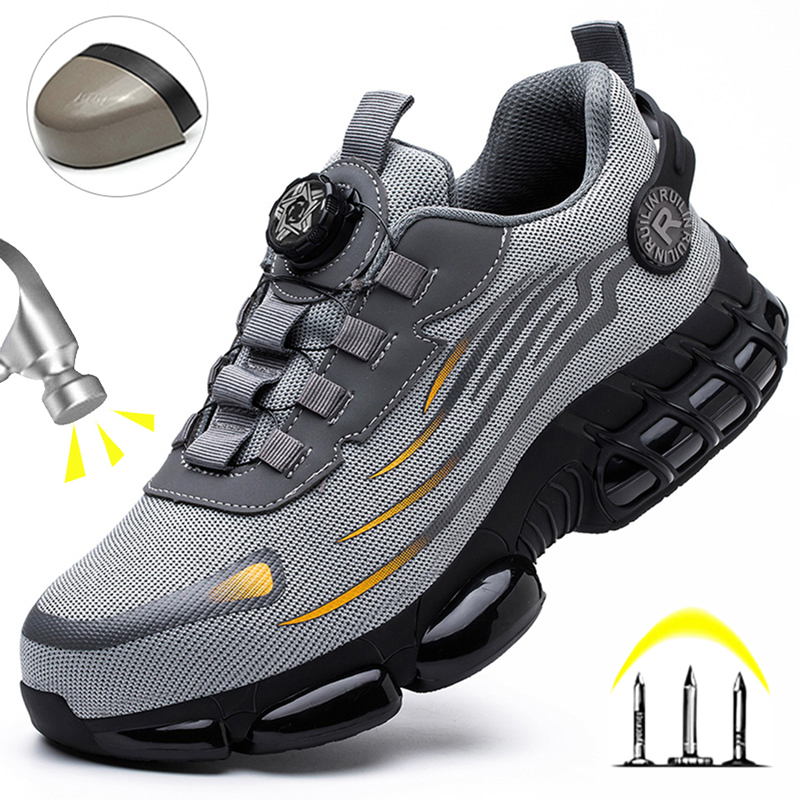 Espadrille Slip On - Indestructible Men's Safety Shoes Anti-Puncture Construction