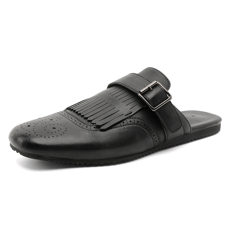 Tassel Half Shoes for Men Mule - огляд і ціна Flip Flop Leather Men