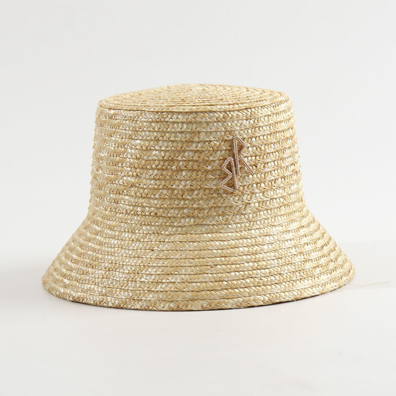 European RB Letter Design Flat - огляд і ціна Bucket Hat Straw