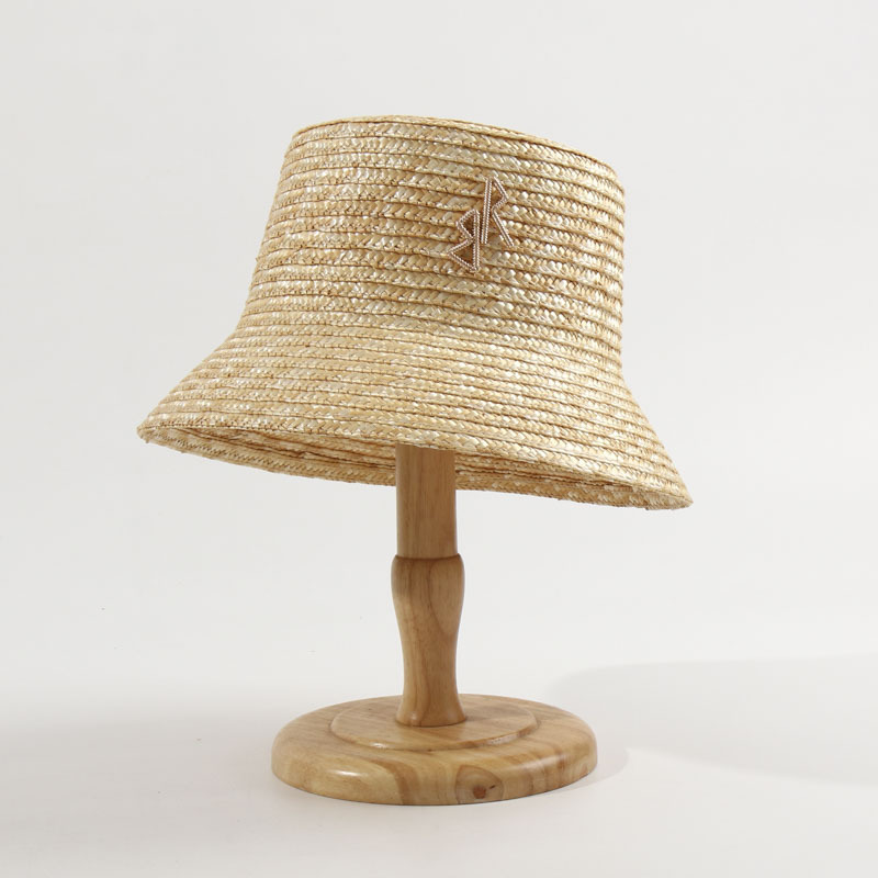 European RB Letter Design Flat - огляд і ціна Bucket Hat Straw