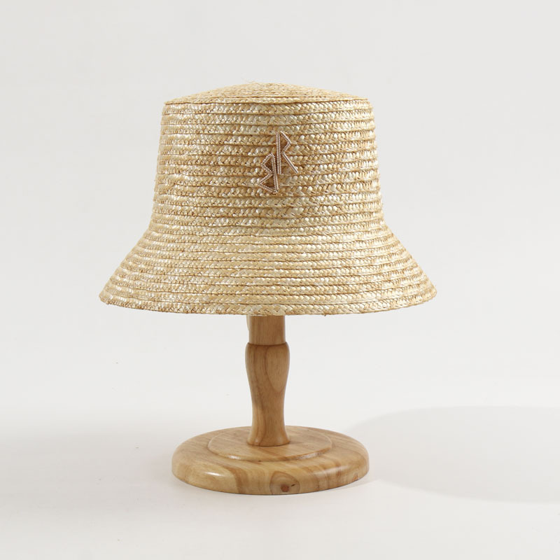 European RB Letter Design Flat - огляд і ціна Bucket Hat Straw