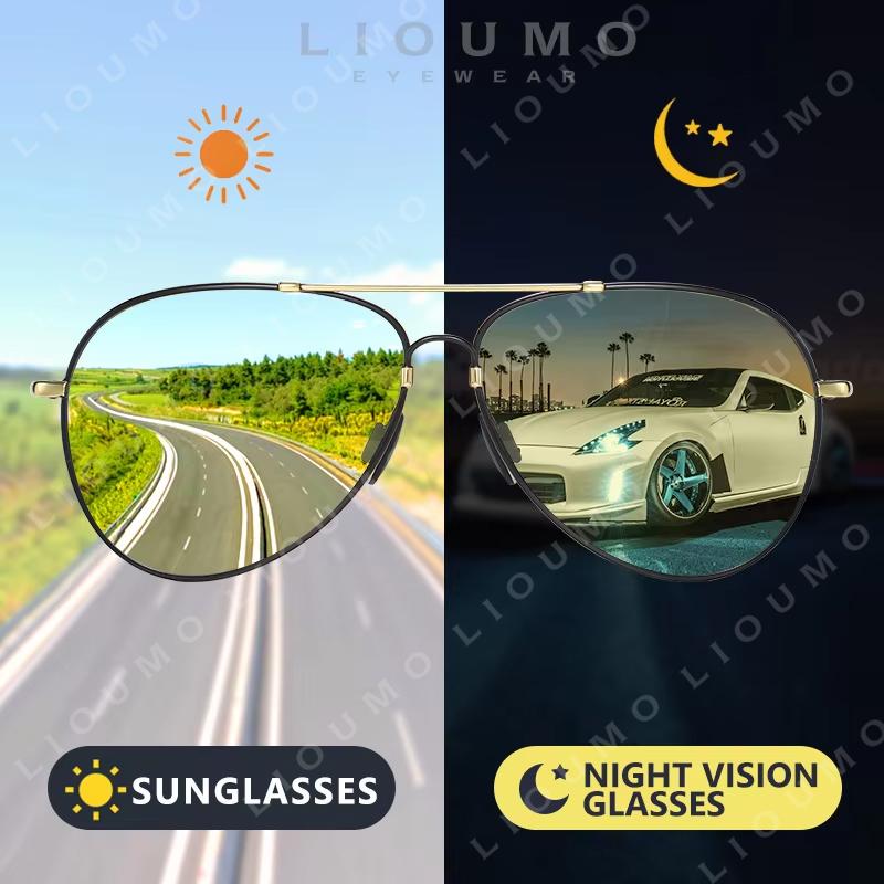 LIOUMO 2026 Aviation Luxury Su - огляд і ціна Sunglasses Aviator Polarized