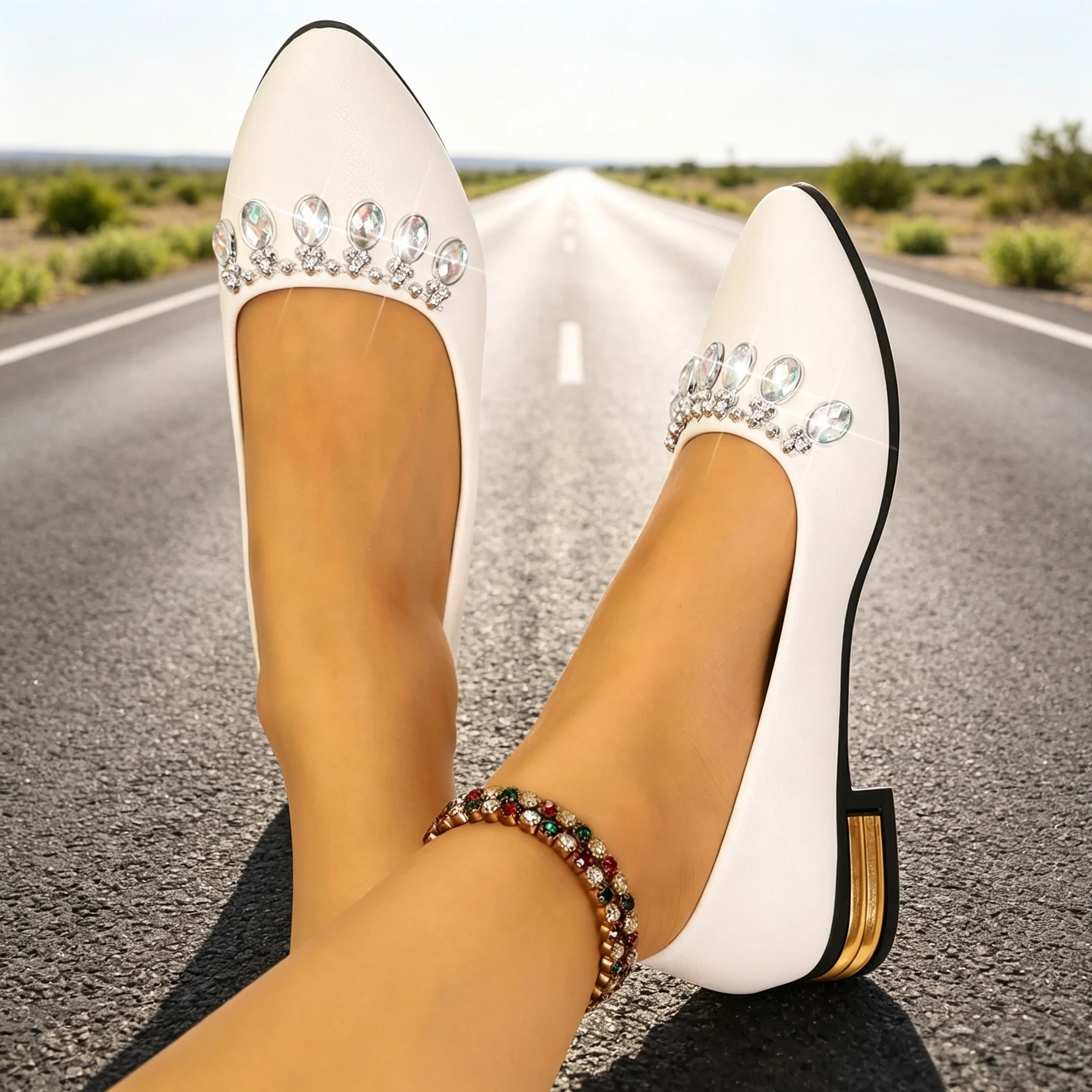 Women Flats Pointed Toe Ballet - огляд і ціна Espadrille Slip On